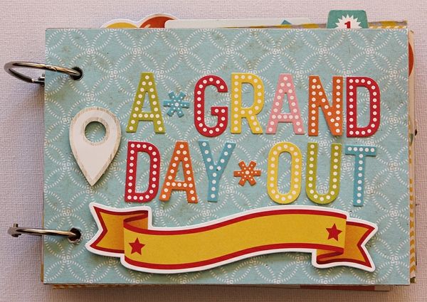 A Grand Day Out {mini album} | Mini albums, Mini scrapbook albums