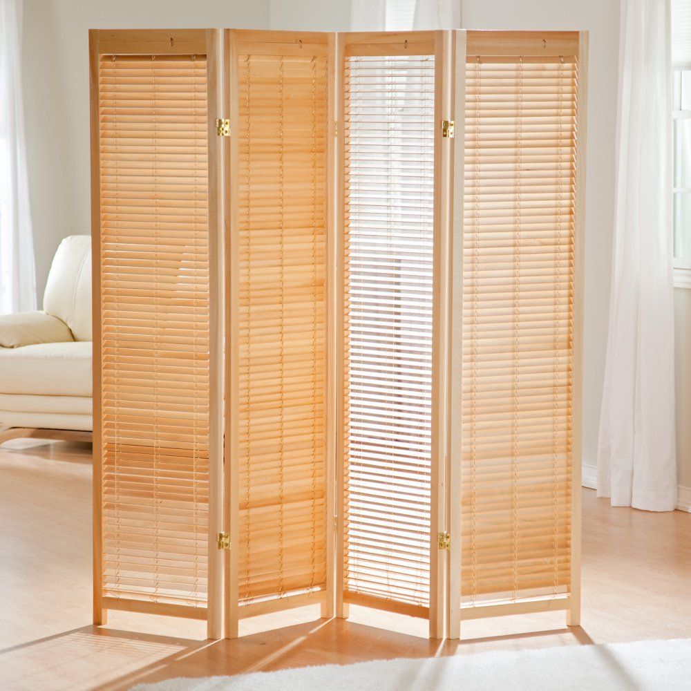 Tranquility Wooden Shutter Screen Room Divider In Natural Tranquility Wooden Shutter Screen Room Divider In Natural Dividers At Hayneedle