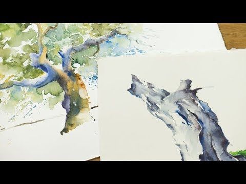 Monika Reiter Aquarell Start Sprenkel Und Spritzer Schritt Fur