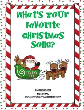 students decide on their favorite christmas song and as a class graph the results students can then create their own graph and answer questions - Favorite Christmas Songs students decide on their favorite christmas song and as a class graph the results students can then create their own graph and answer questions - Favorite Christmas Songs
