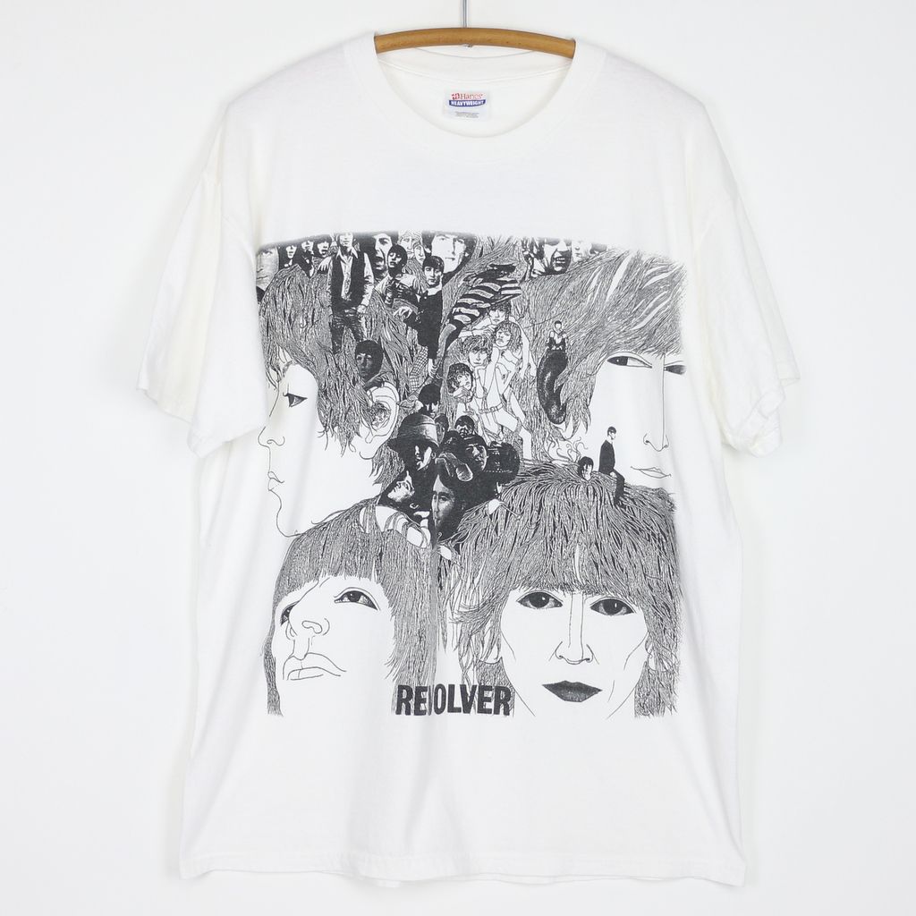 The Beatles Revolver World Tour 66 John Lennon Officiel T-Shirt Hommes Unisexe