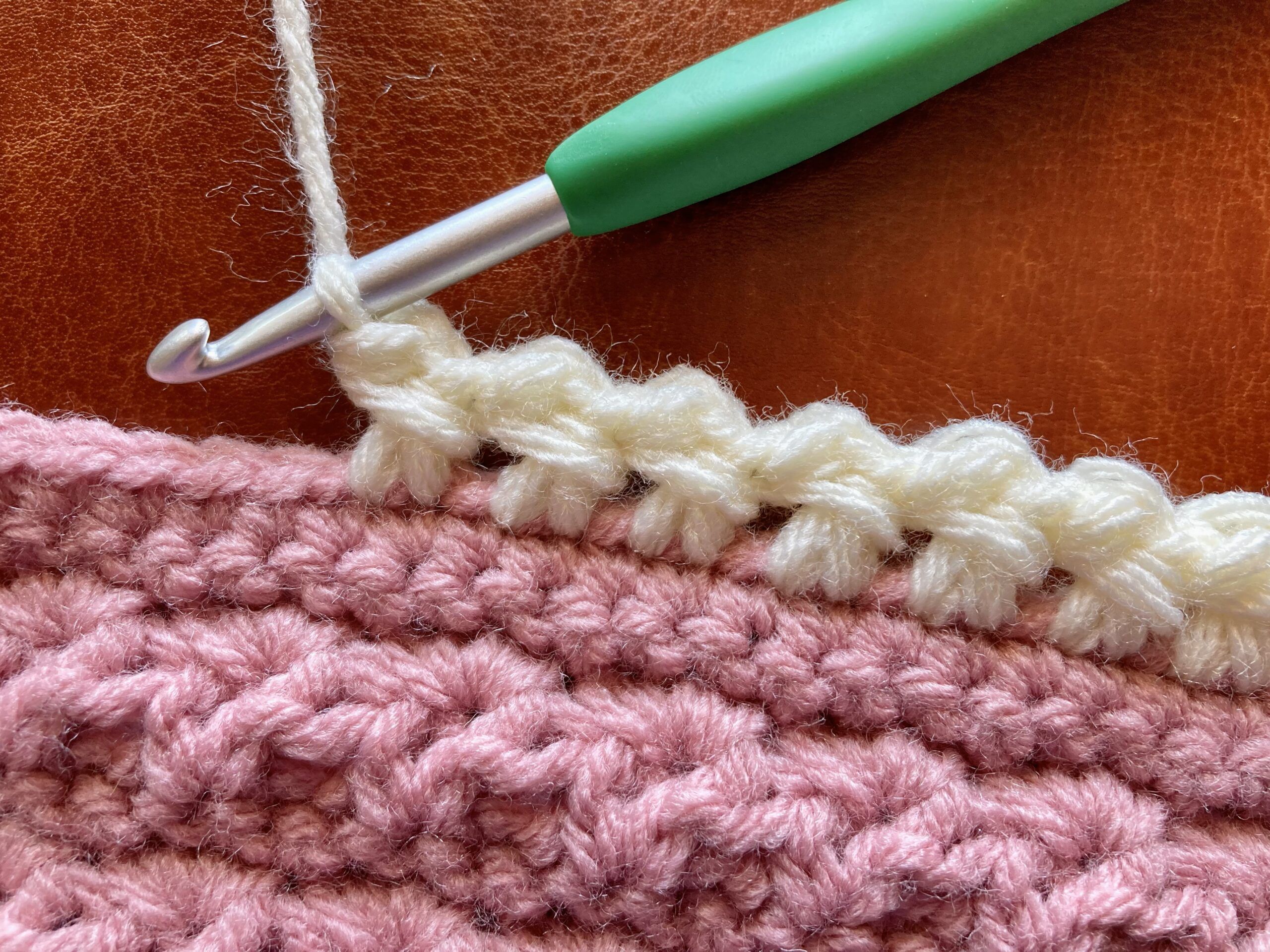 Quick & Easy One Row Crochet Border