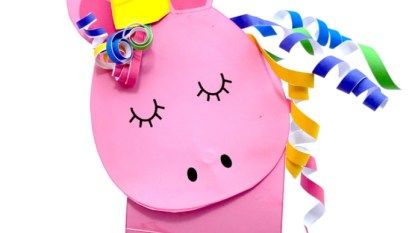 paper unicorn puppet puppets moms crafts craft activities for kids