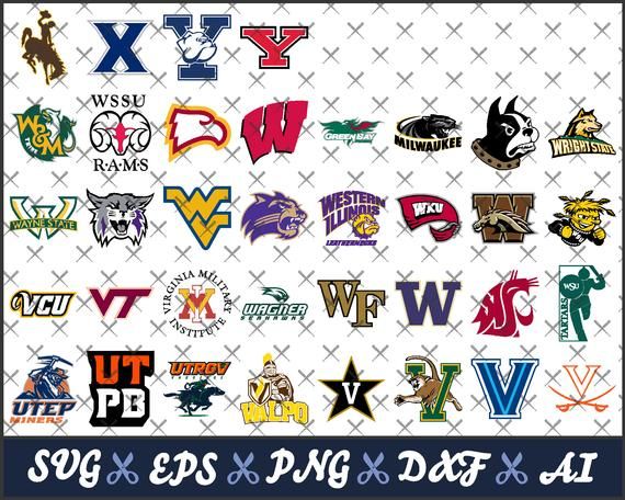 Download College svg bundle 388 college logos sports logos svg image 9 | College logo, Etsy, Sports logo