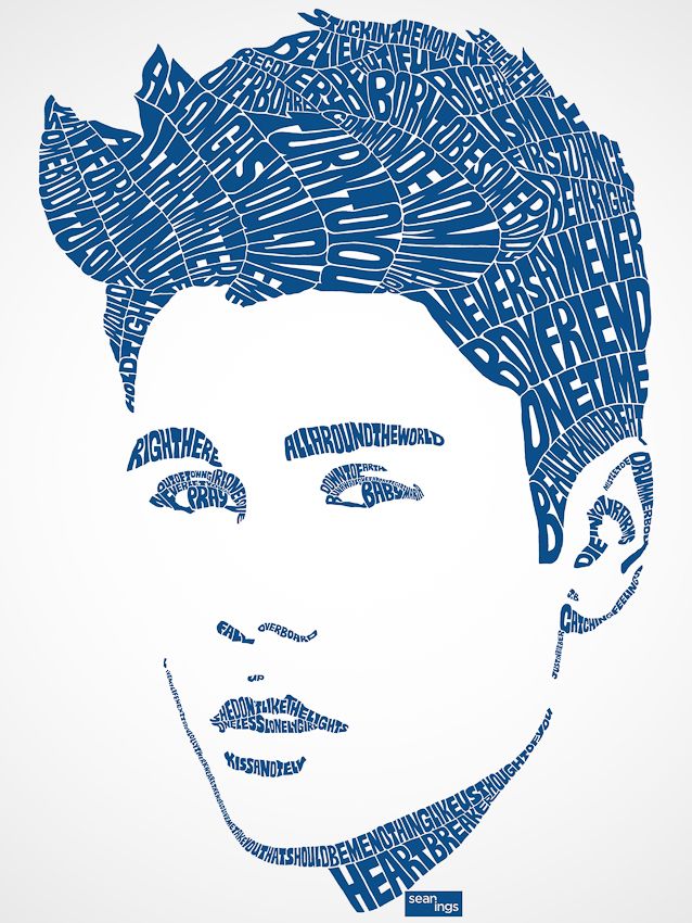 Justin Bieber Portrait Art Pop Star Music America Canvas Print Wall Art Photo