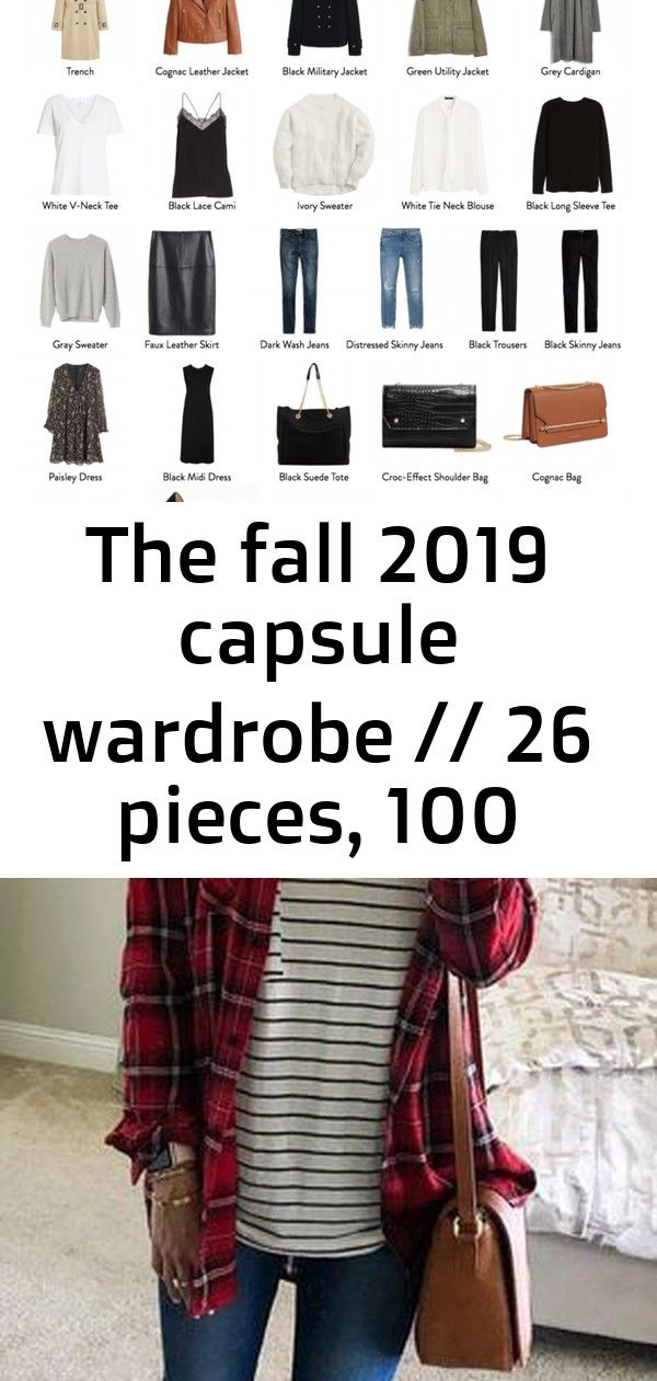 The fall 2019 capsule wardrobe // 26 pieces, 100 outfits 1 #firstdayofschooloutfits