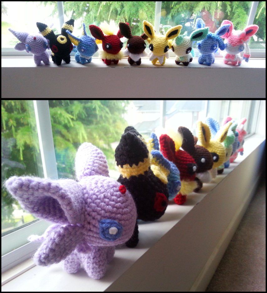 eeveelutions complete by valeriarin on DeviantArt