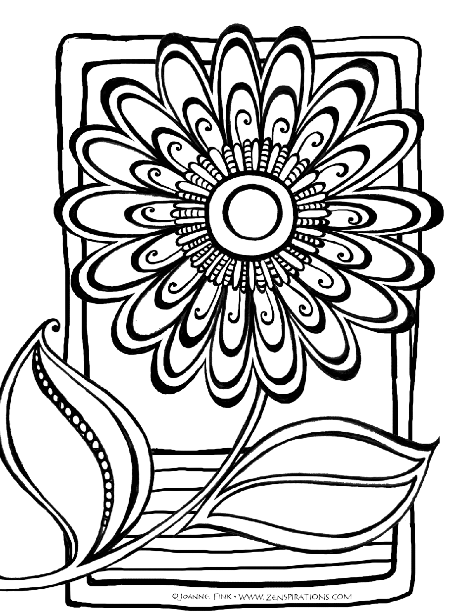 This is my signature Zenspirations flower... and it is included in the