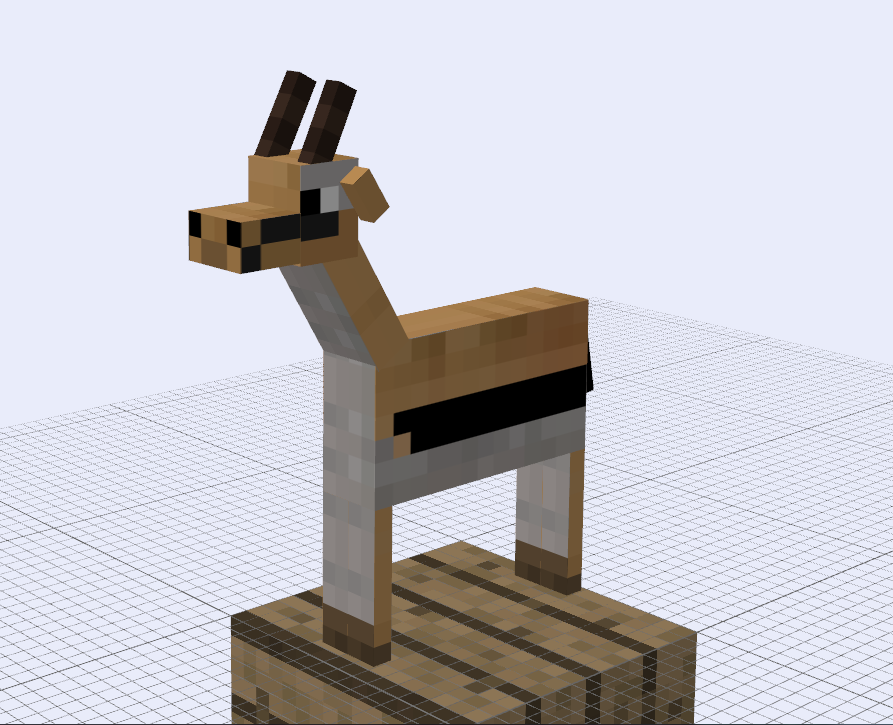 my minecraft animals thomson s gazelle by https www deviantart com benios912 on deviantart minecraft minecraft clipart minecraft mods