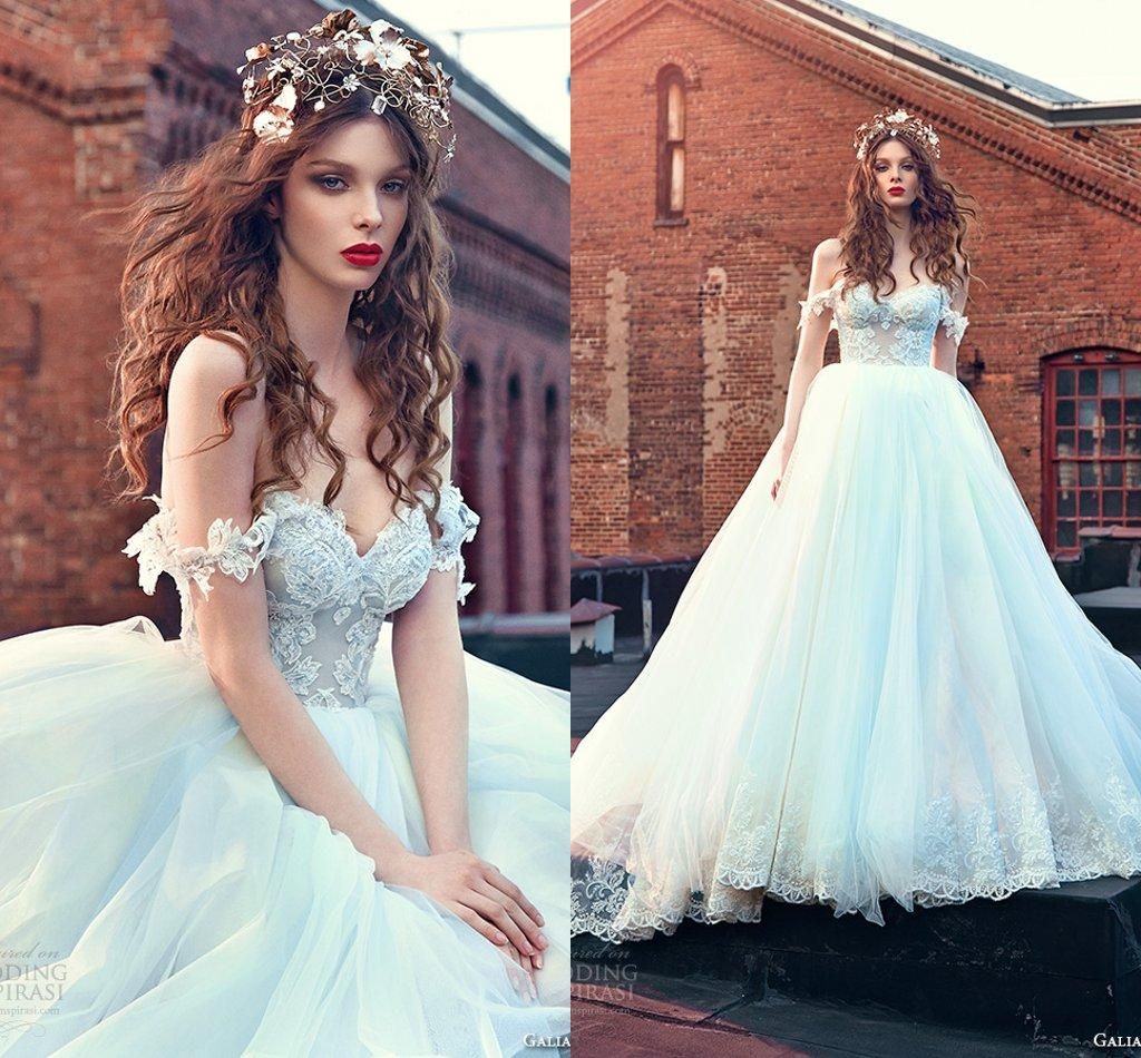 Ice Blue Wedding Dress