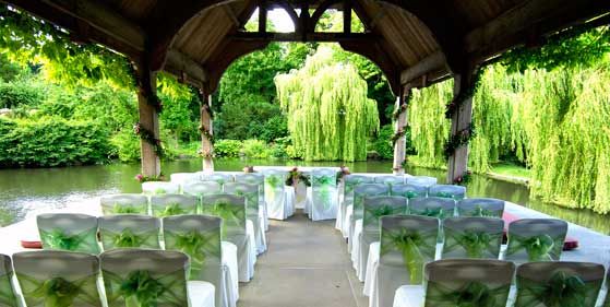 The Dairy Pavilions Waddesdon Wedding Venues Places Es The Dairy Pavilions With A View Of Lake Set Up For Wedding Ceremony
