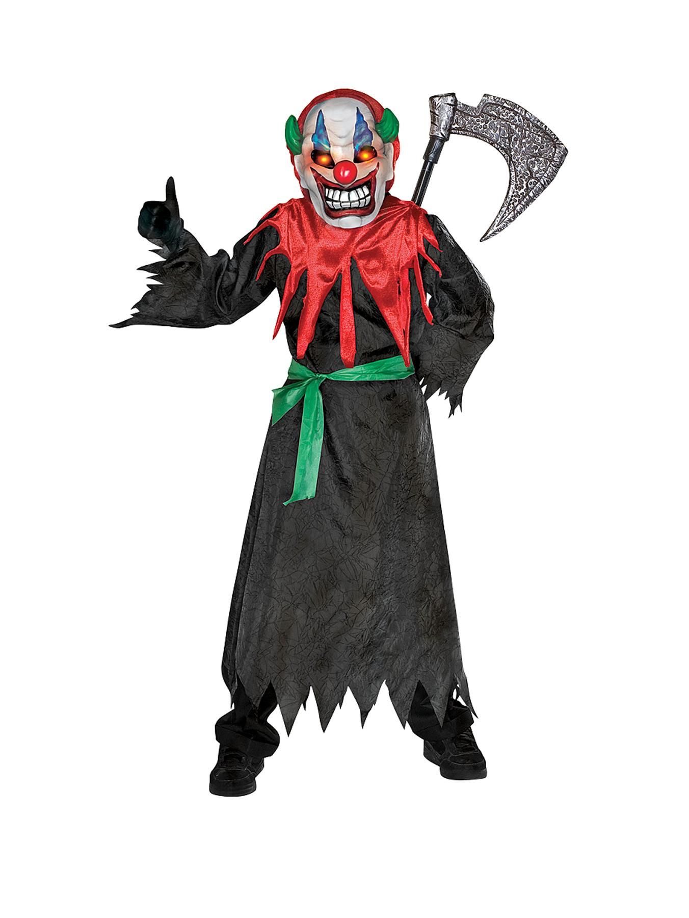 Boys Fancy Dress Costume Age 5-10 KIDS SCARY HALLOWEEN EVIL JOKER JESTER