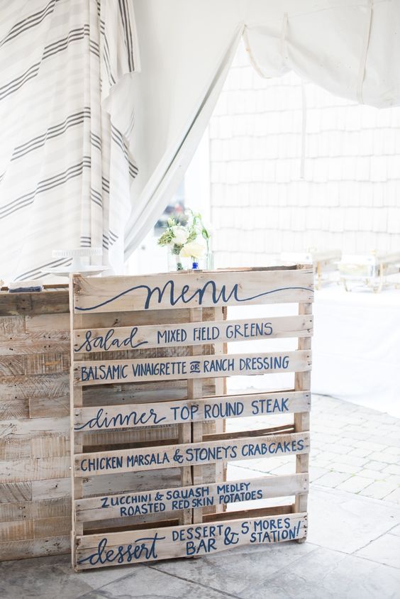 Say “I Do” to These Fab 100 Rustic Wood Pallet Wedding Ideas #weddingmenuideas
