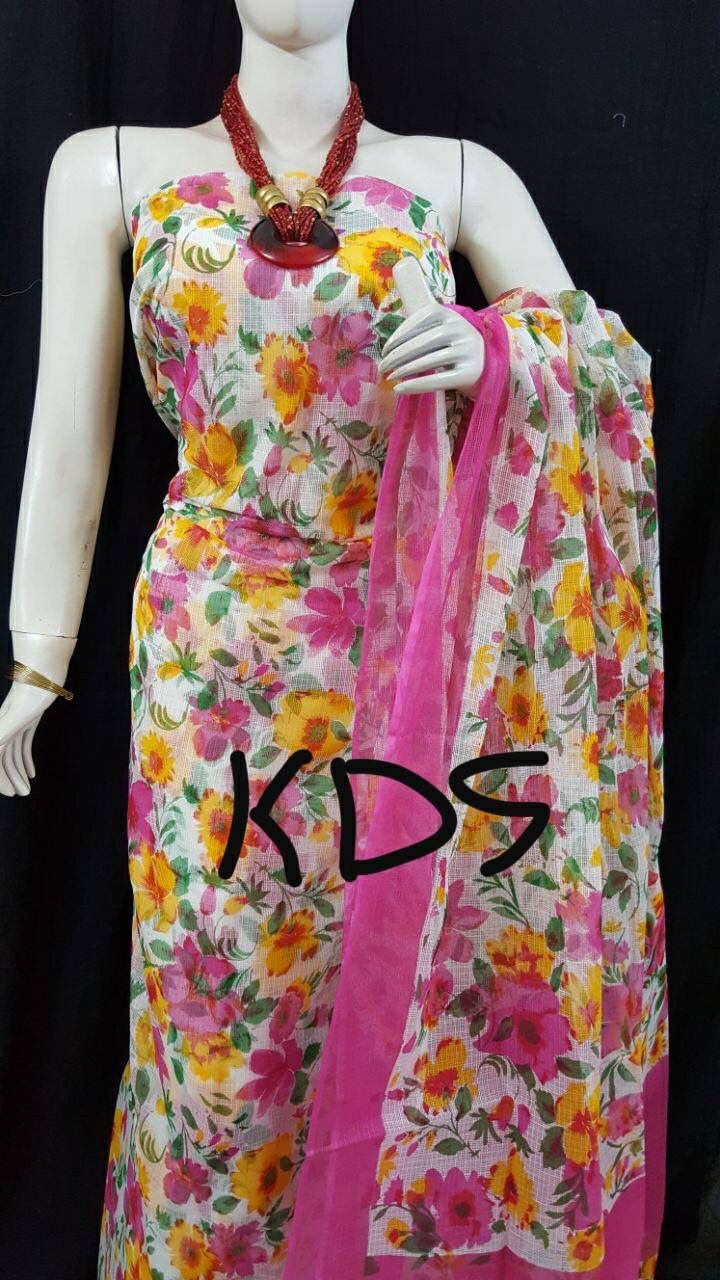 Kota silk dress materials Dress materials, Clothes
