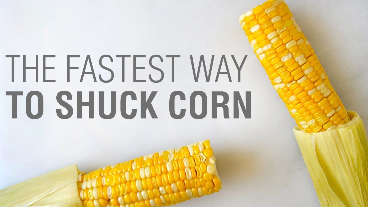 Easy Corn Shucking Trick