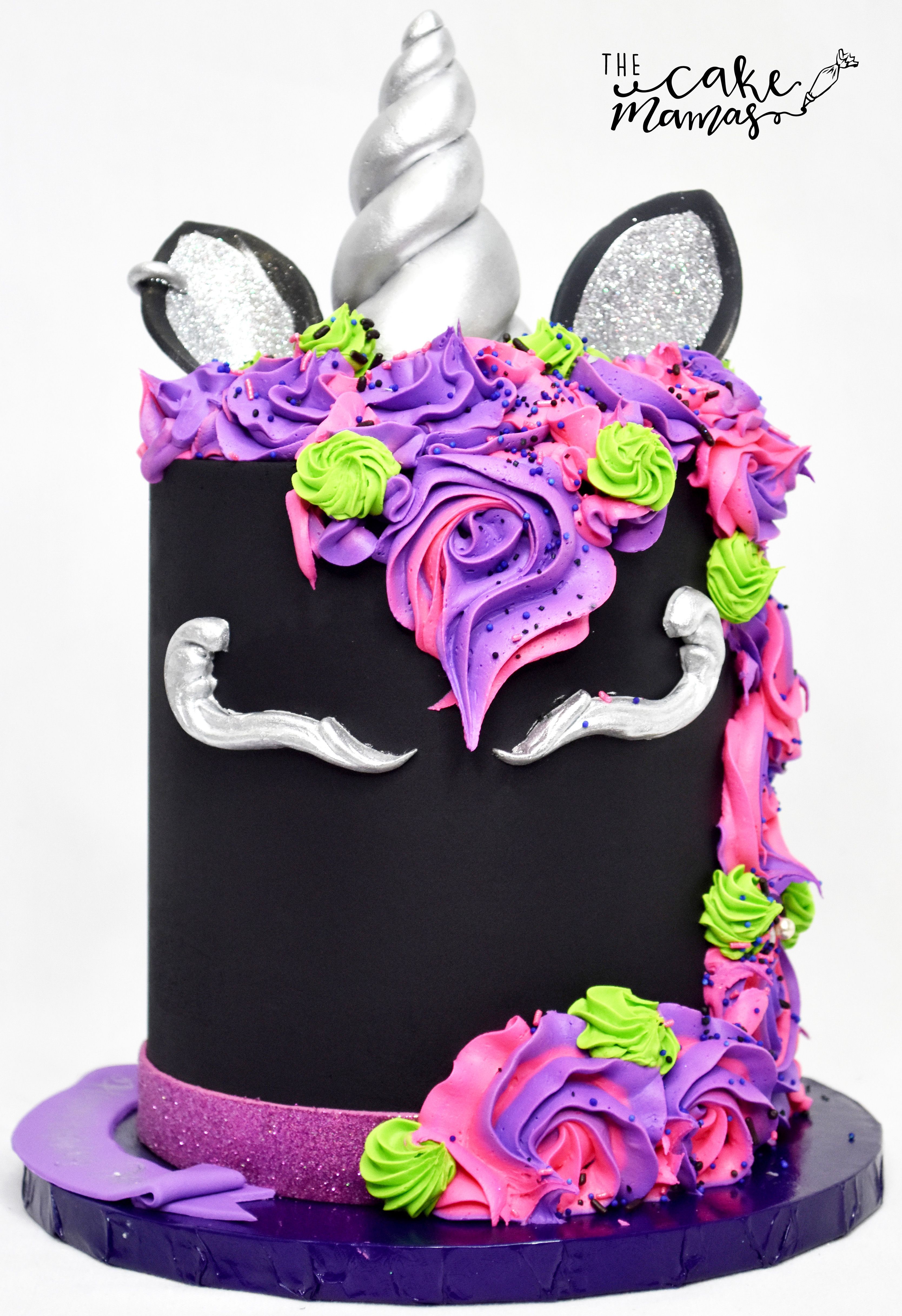 Download Dark, Halloween twist on a Unicorn Cake! Call or email to ...