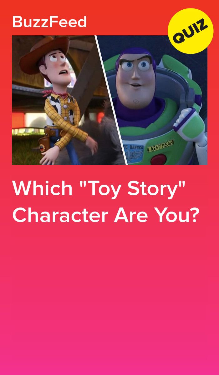 Which "Toy Story" Character Are You? Toy story characters, Friends