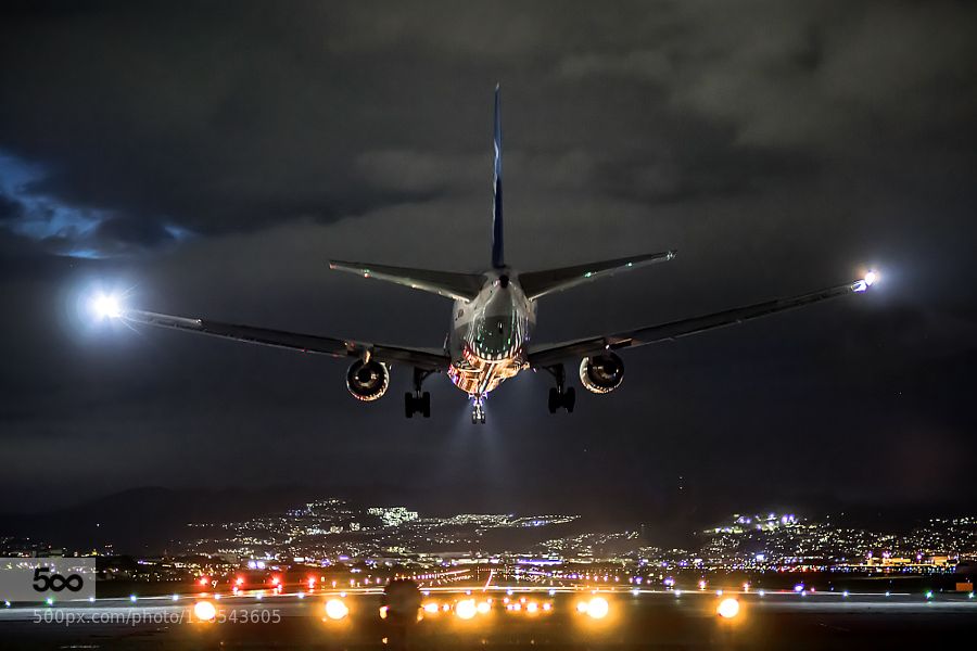 Night Flight Airplanes At Night Aircraft Night Aviation