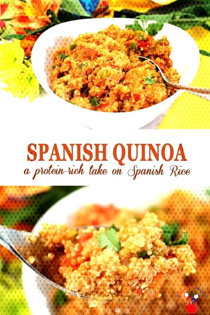 Spanish Quinoa is a protein-boosted take on your favorite.Spanish Rice. All the same delicious flav