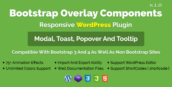 Bootstrap Overlay Components - Responsive WordPress Plugin ⠀ Wants to create an ostentatious, enthralling, and user-interactive web layout? Then cheer with Bootstrap Overlay Components Responsive WordPress Plugin to captivate and engage the attention of your... ⠀ #bootstrap #bootstrap3 #bootstrap4 #bootstrapbuilder #bootstrapmodal #bootstrappopover #bootstraptoast #bootstraptooltip #codecanyon #interfaceelements #jquerymodal #jquerypopover #jquerytoast #jquerytooltip #popup #snackbar #szthe Characteristics Words, Bootstrap Components, Commercial Website, Wordpress Premium, Latin Words, Dynamic Design, Web Layout, Jquery, Wordpress Plugins
