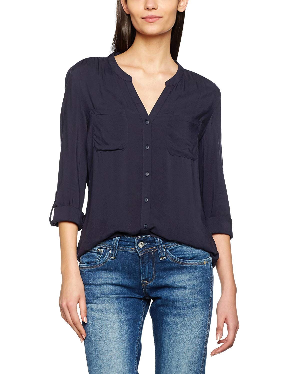 ONLY Damen Onlfirst Ls Pocket AOP Shirt Noos WVN Bluse ONLY Damen Onlfirst Ls Pocket AOP Shirt Noos WVN Bluse
