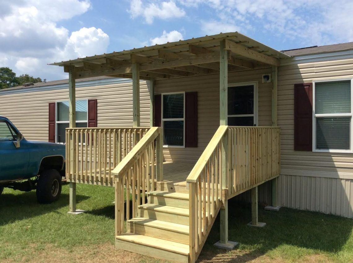 Ready Porch Ready Deck Mobile home porch, House with porch, Porch