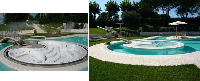 Costruire una vasca idromassaggio per piscina con il polistirene ... Come costruire una vasca idromassaggio