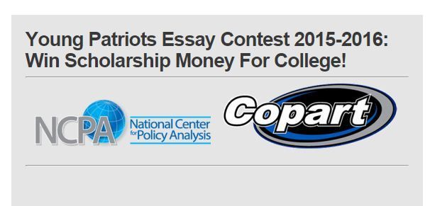 Scholarship essay contests for high school students