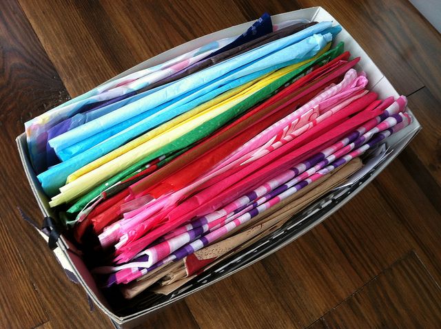 One Good Way To Organize Tissue Paper Gift Wrap Organizing One Good Way To Organize Tissue Paper Gift Wrap