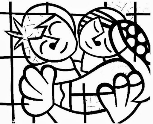 Download Romero Britto para colorir - Atividades de Alfabetização | Britto art, Romero britto art, Art ...