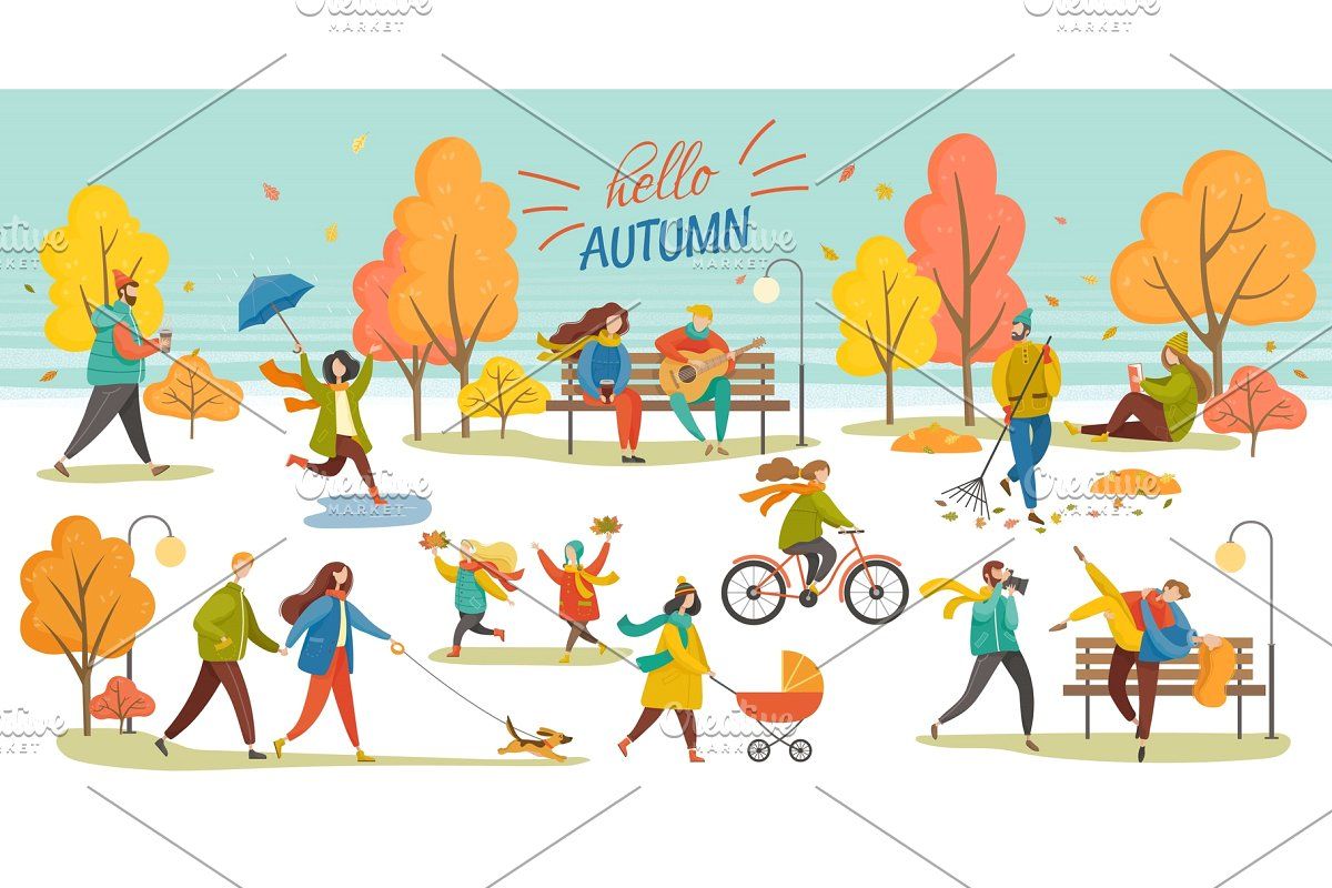 Hello Autumn People Walking in Park , #AD, #dog#walking#park#couple #Ad #helloautumn
