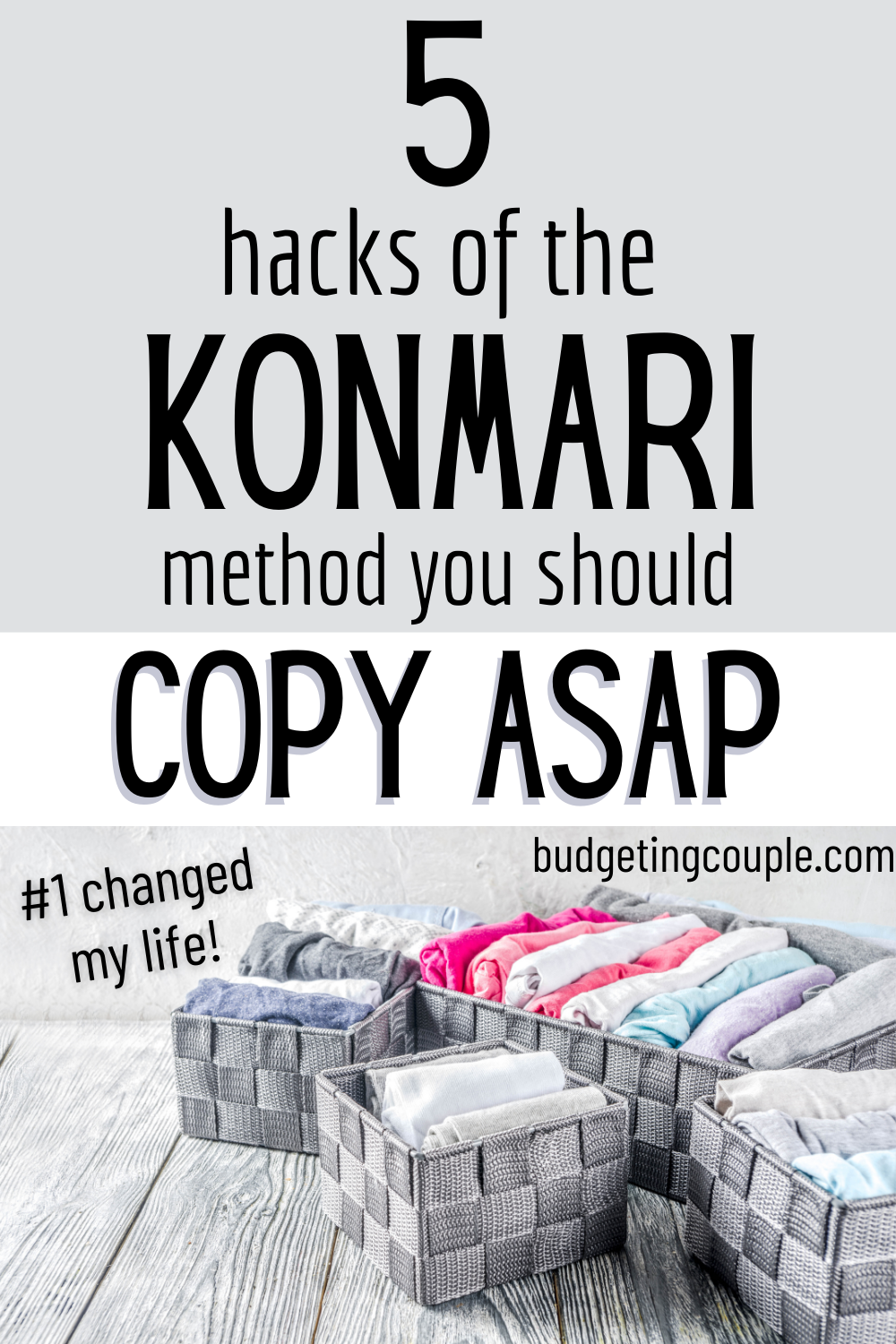 Need more peace and joy in your life? Declutter your home with these frugal Konmari hacks. Give yourself an organized place to breath and relax! Budgeting Couple | Budgeting Couple Blog | BudgetingCouple.com Konmari Organizing, Organize Declutter, Declutter Your Home, Decluttering, Home Organization Hacks, Organising Ideas, Konmari Method, Feeling Overwhelmed, Finding Joy