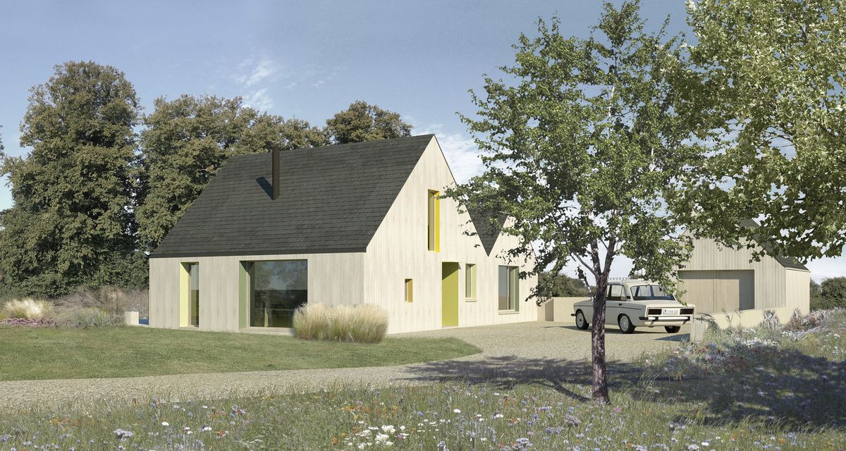 New Build House Wicklow 2018 The Brief Was To Create A Compact 120sq M Efficient On Very Tight Budget Barn Plans Cottage Exterior New Build House Wicklow 2018 The Brief, Most Inexpensive House Plans To Build