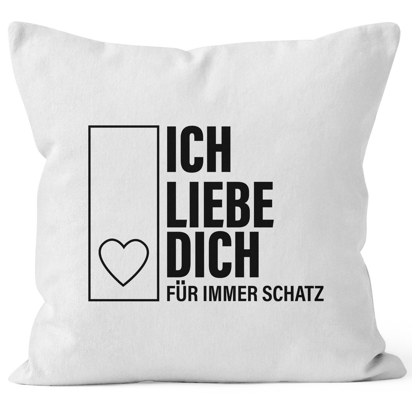 GeschenkKissenbezug ich Liebe ich Dich für immer Schatz Autiga
