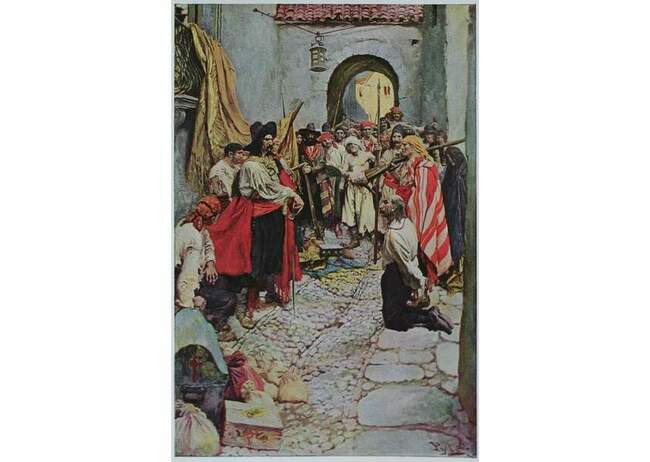Черная метка, ром и «Веселый Роджер»: 9 главных мифов о пиратах | homsk Painting, Painting Art, Paintings, Painted Canvas, Drawings
