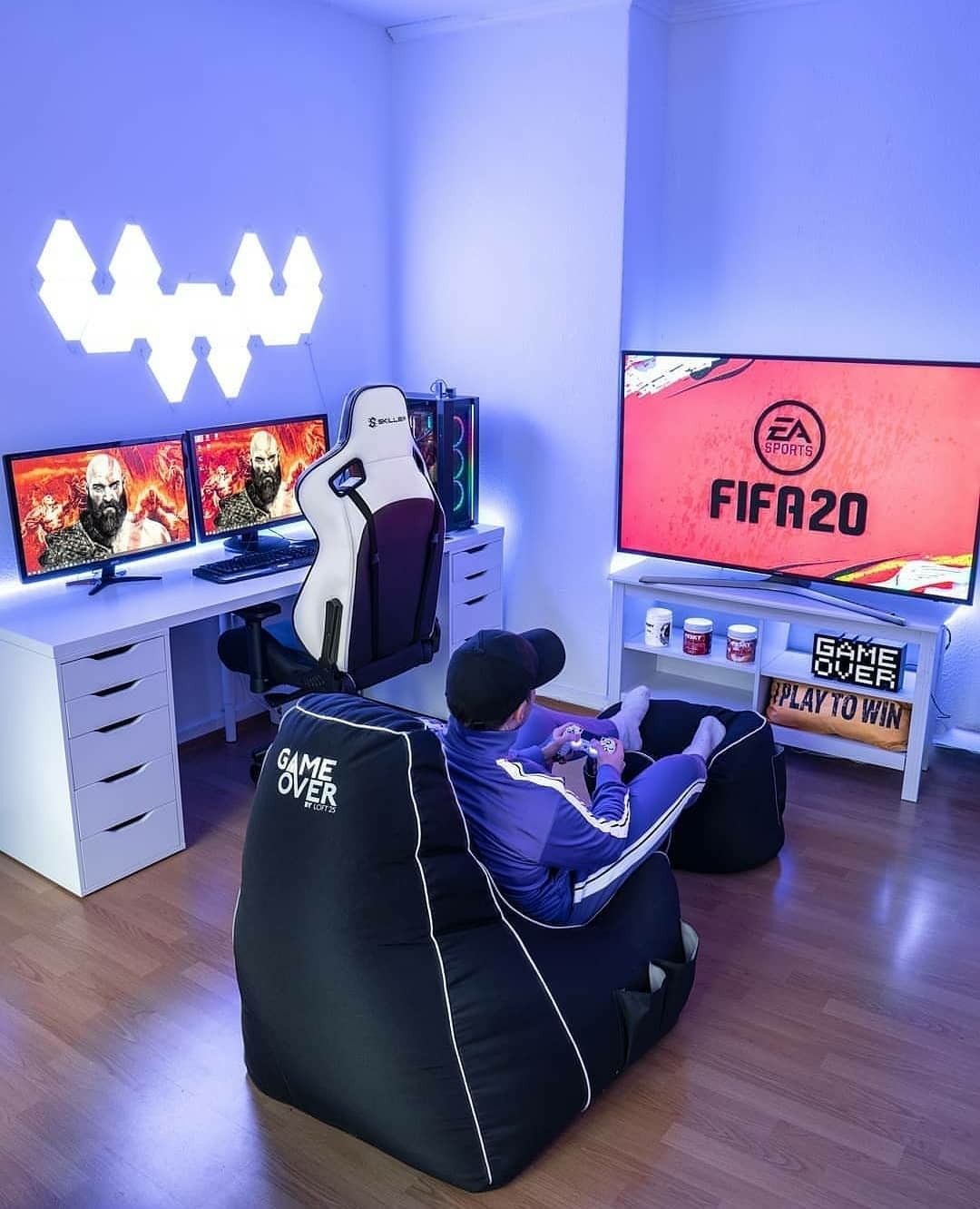 Pin By Venom S World On Gaming Room Gaming Room Setup Room Setup Video Game Room Design