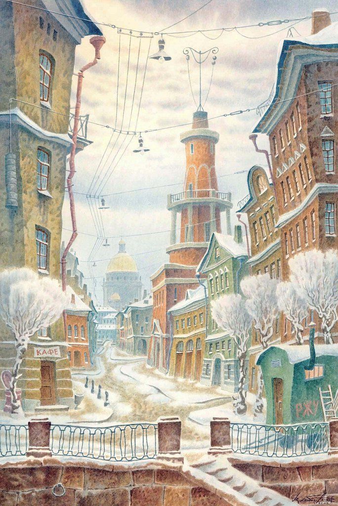 Акварели Владимира Колбасова , Сны бабочки 水彩画の技法, 絵・スケッチ, イラストアート