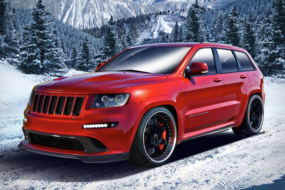 Watch Hennessey S Jeep Grand Cherokee Trackhawk Hpe1200 Destroy