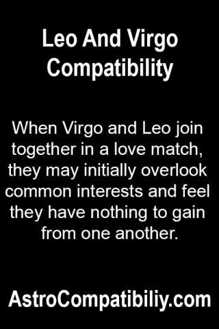 Virgo and leo love match