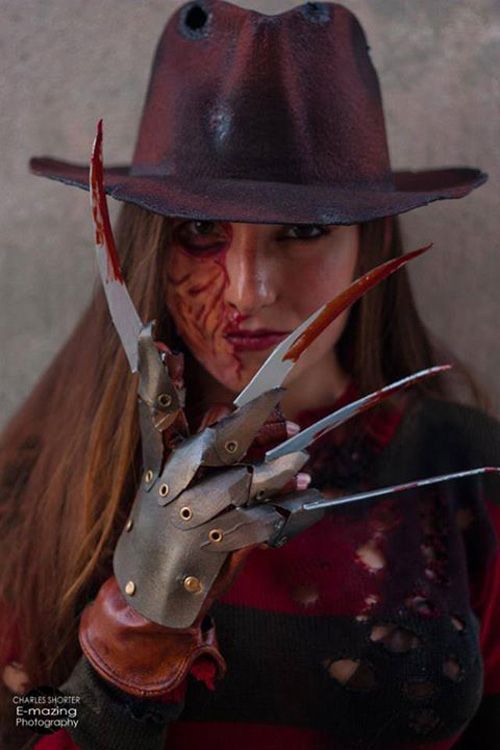 Freddy krueger female cosplay Freddy krueger female cosplay