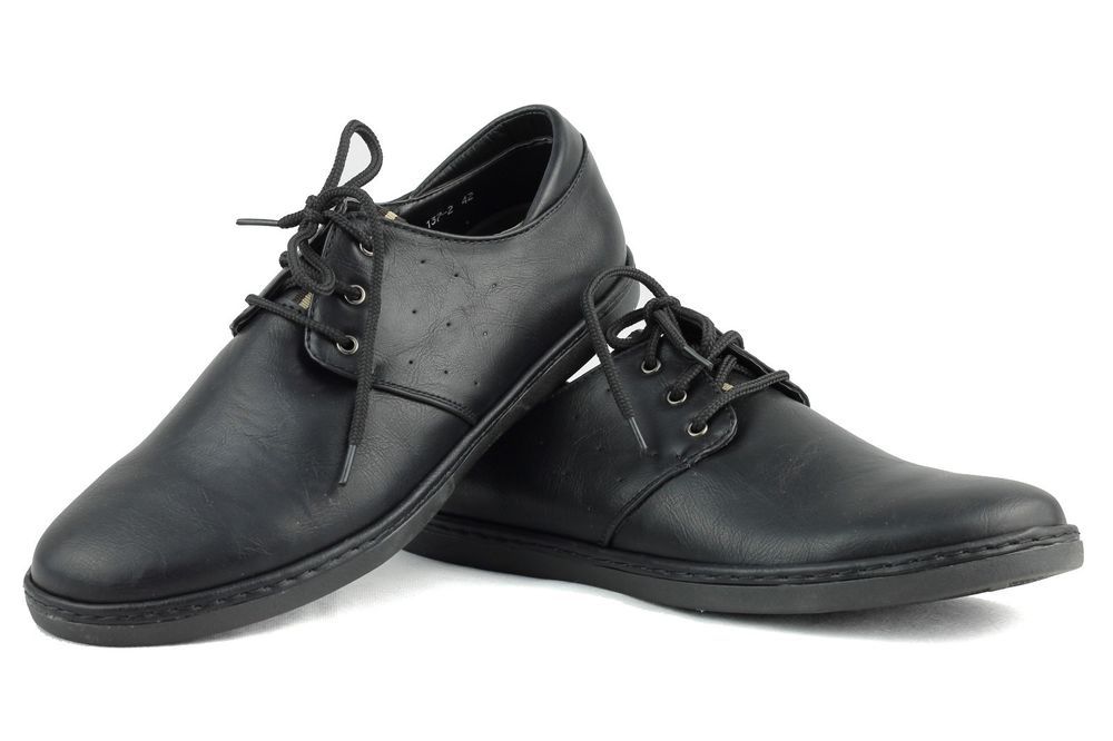 mens black dress shoes 9.5