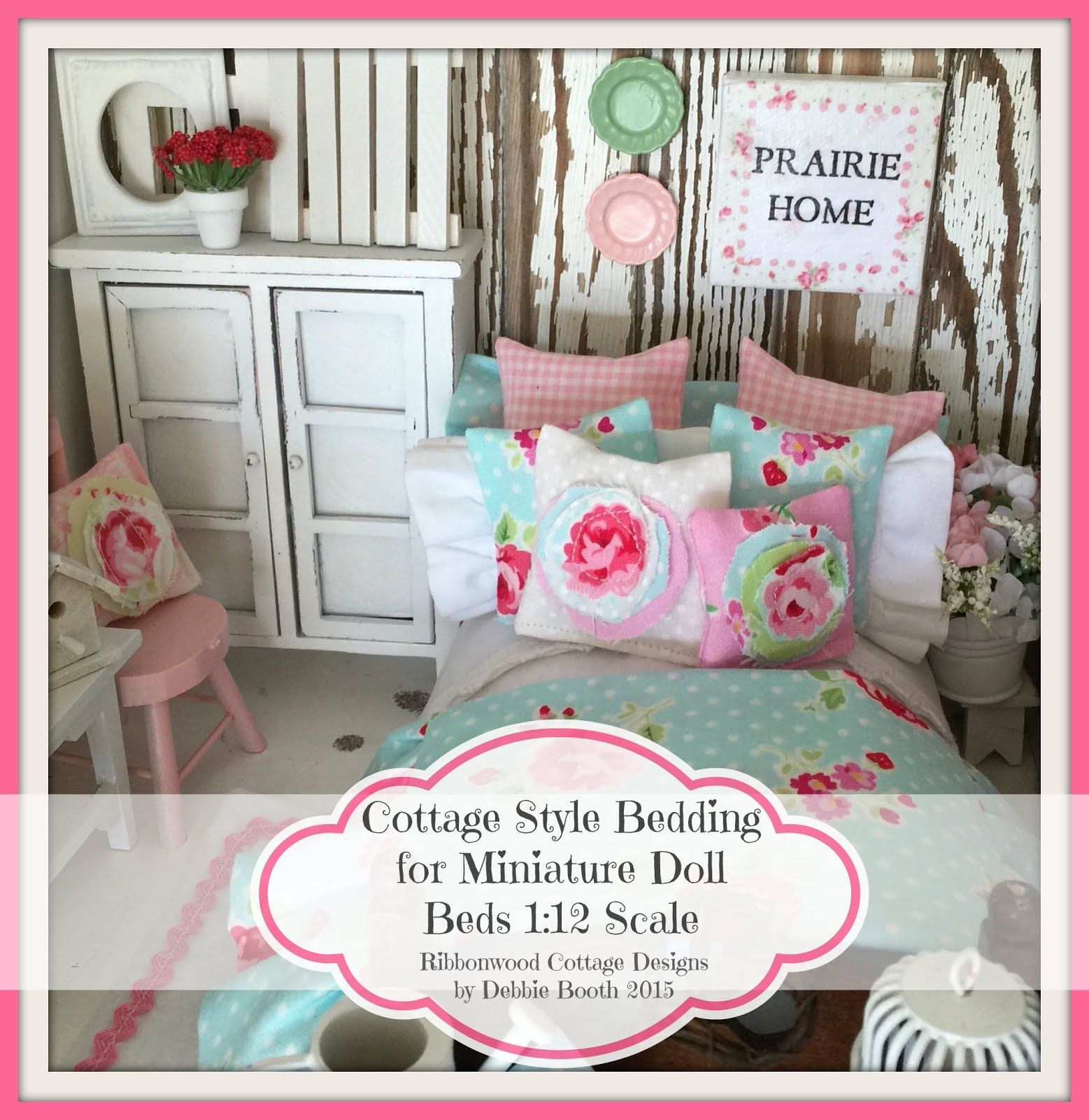Cottage Style Bedding Pdf Pattern Ebook For Miniature Dollhouse Beds Cottage Style Bedding Pdf Pattern Ebook For Miniature Dollhouse Beds