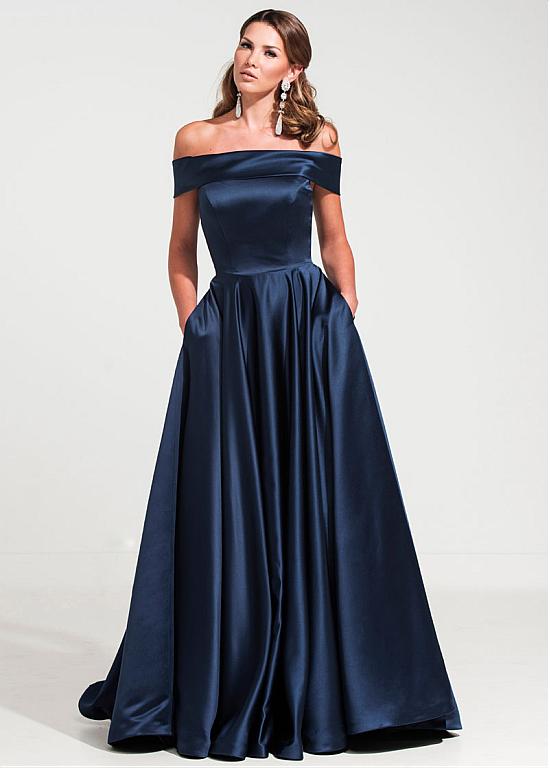 Navy Blue Military Ball Dresses