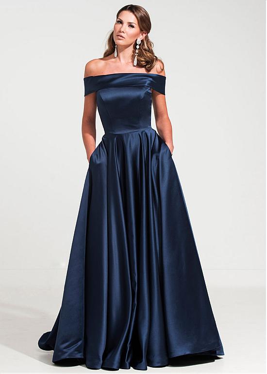 a line ball gown dress