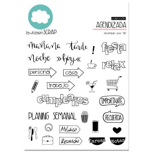 Sello acrílico colección AGENDIZADA