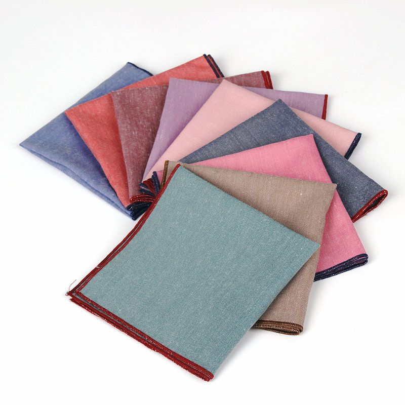 Hankie Pocket Square Handkerchief MENS Hanky PINK BLUE