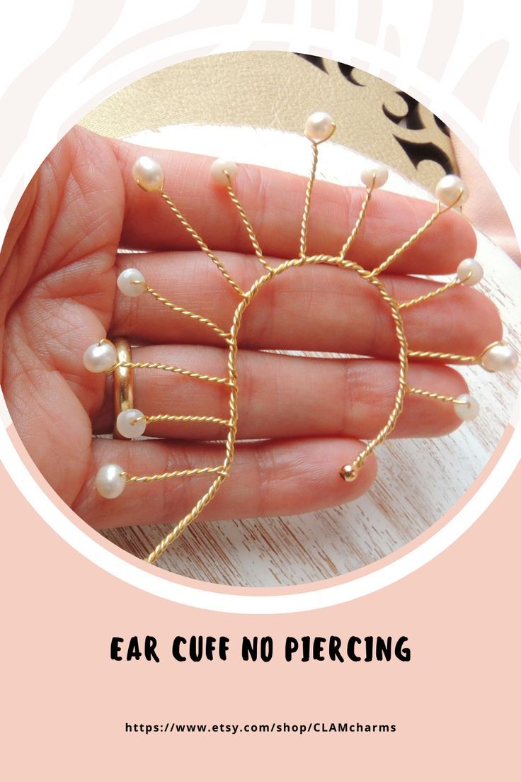 Edgy yet elegant, this ear cuff features 14k gold wire “spikes” topped by a mix of natural pearls and your choice of Mother of Pearl or turquoise donut beads. The ear cuff is completely adaptable to the shape of your ear and makes quite the fashion statement Handmade Ear Cuff, Element Necklace, Gold Bracelet, Gold Necklace, Gold Ear Cuff, Ear Wrap, Gold Wire, Jewelry Cleaner, Natural Pearls