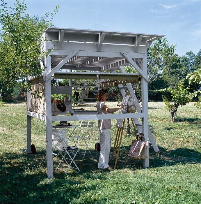 DIY : Une cabane mezzanine pour le jardin