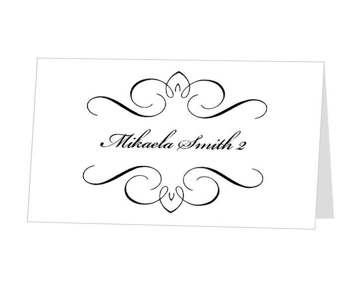 Free Diy Printable Place Card Template And Tutorial Free Diy Printable Place Card Template And Tutorial Templates