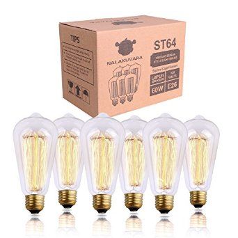 edison bulb nalakuvara 60w filament long life vintage antique style
